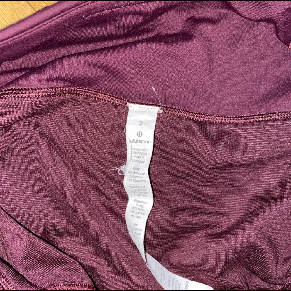 Lululemon running shorts 4’ inch inseam